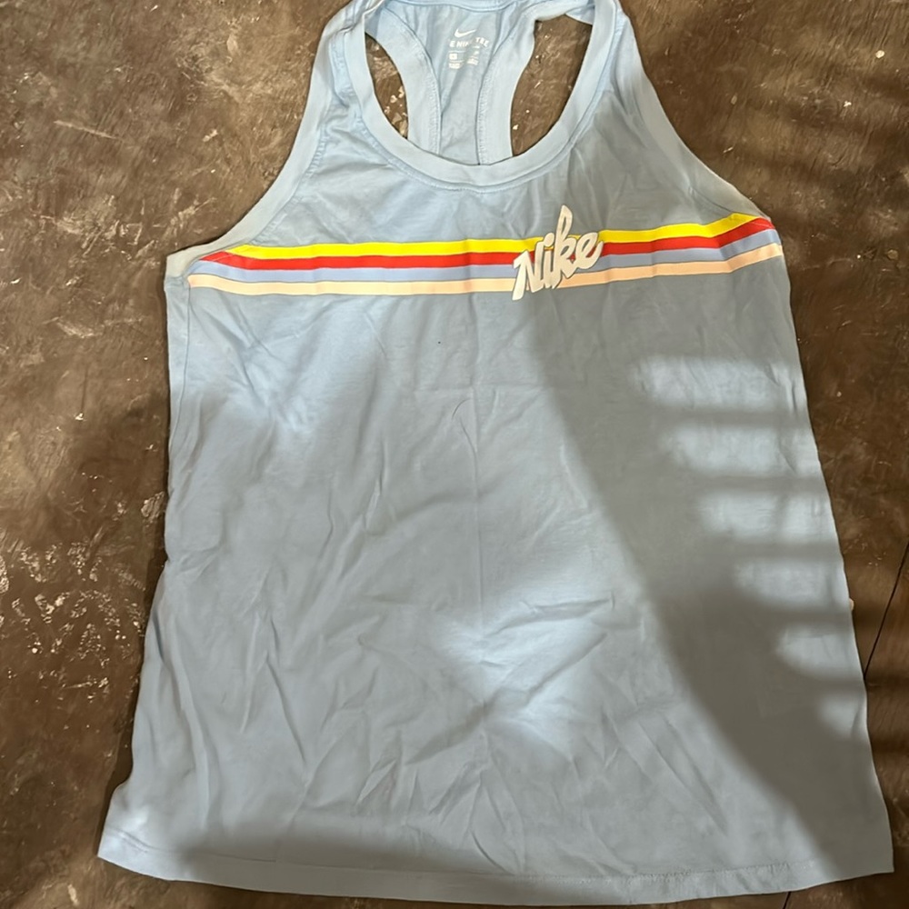 Light blue Nike tank top